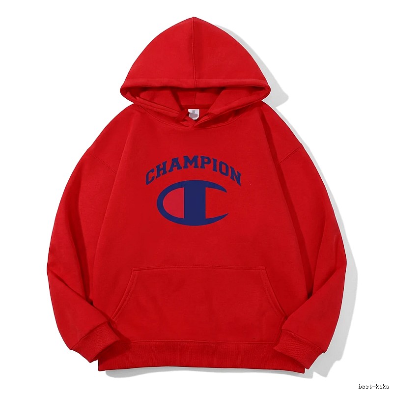 Classic trendy brand Champion red hoodie