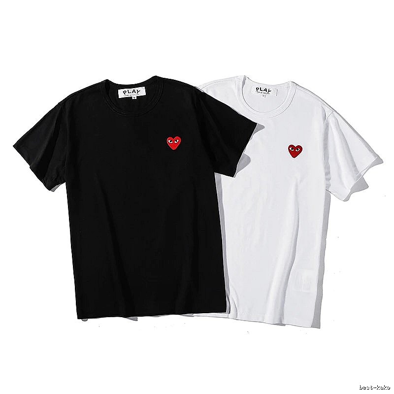 Comme des Garcons PLAY Clean Logo Colorway Heart Logo T-Shirt Travel Styling