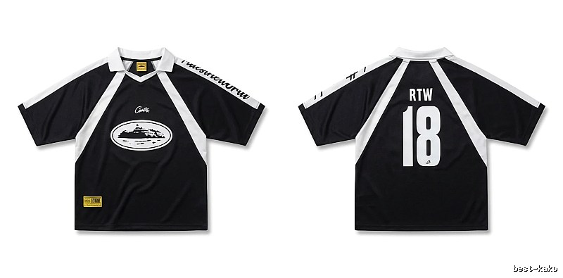 Corteiz RTW Series Sporty Black Short-sleeve Shirt