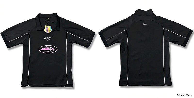 Corteiz sporty black short sleeves