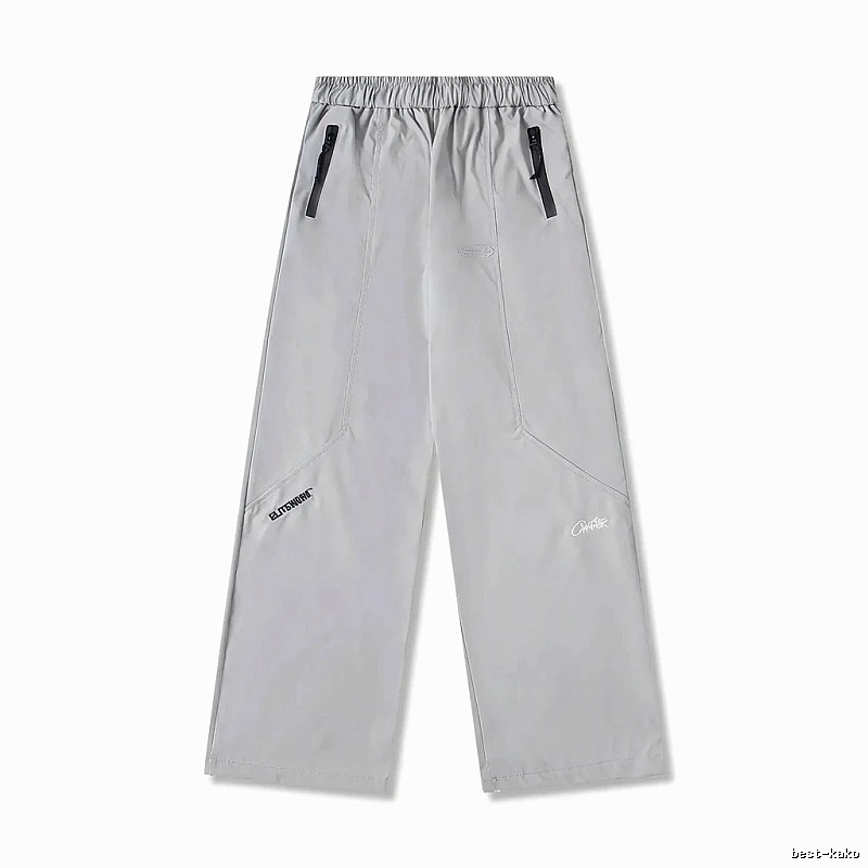 Corteiz Workwear Style Light Grey Trousers