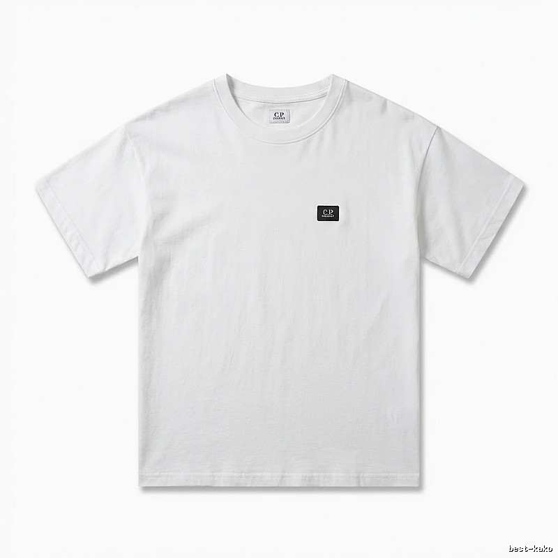 C.P. Basic Style Simple White T-shirt