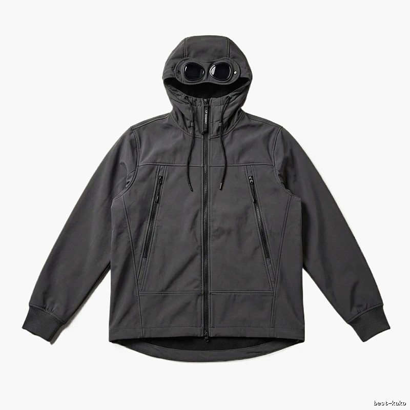 C.P. Hooded Functional Style Grey Coat