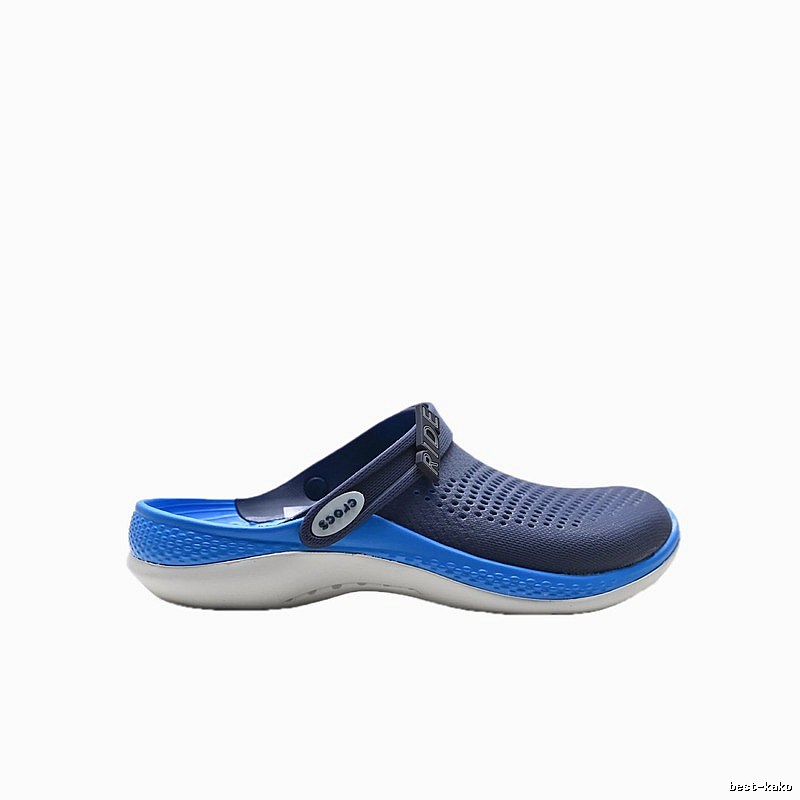 Crocs Clogs Casual Style Blue and White