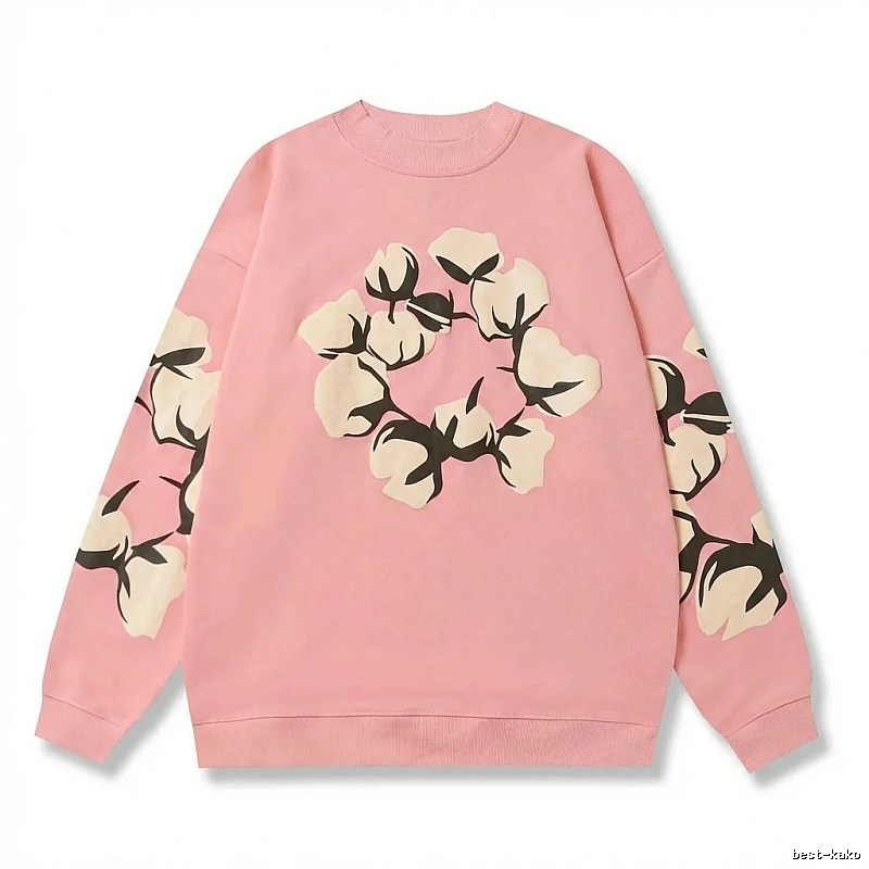 DENIM TEARS Pink Floral Sweatshirt