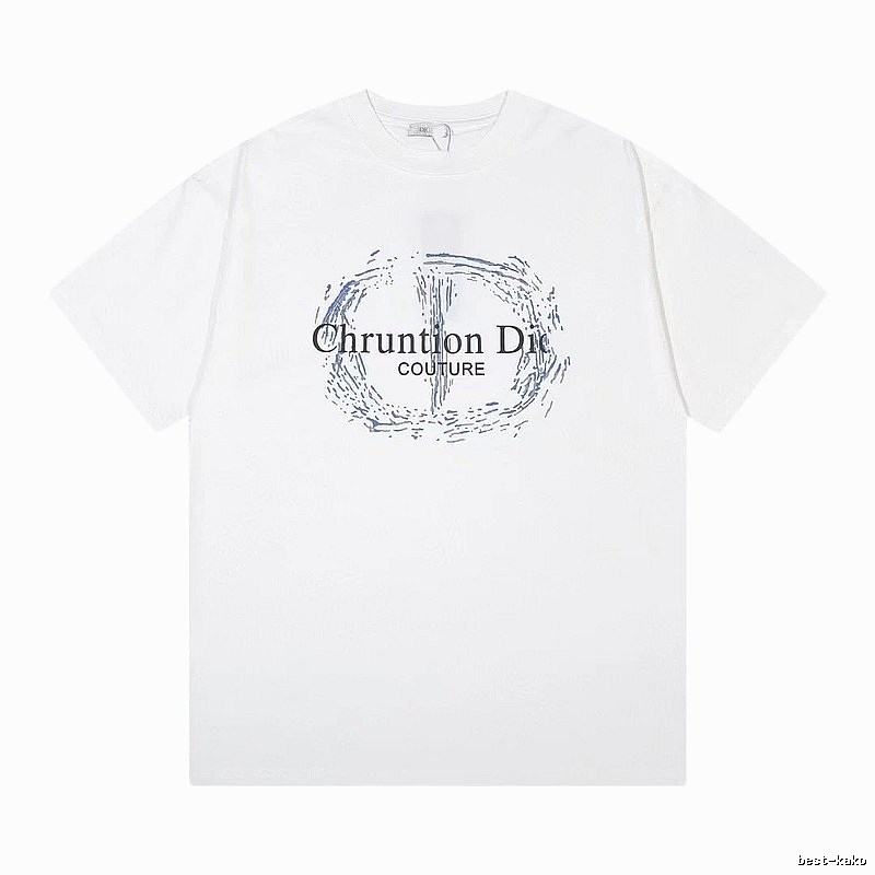 Dior Couture Trendy Style White Short-sleeve T-shirt