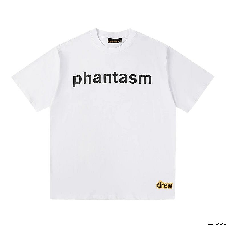 DREW Letter Print Street Style White T-shirt