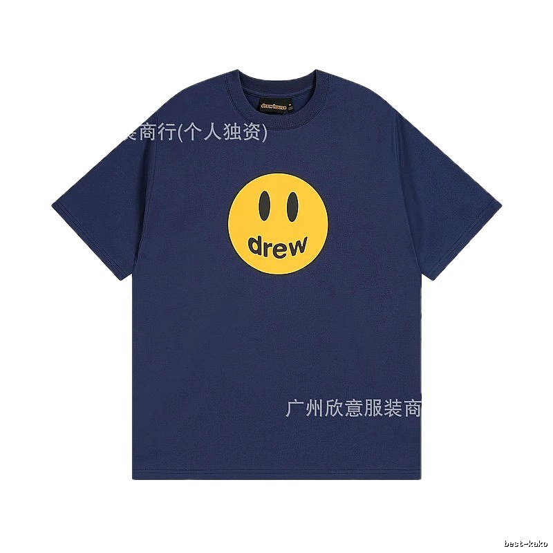 DREWHOUSE Smiley Street Style Navy Blue T-shirt