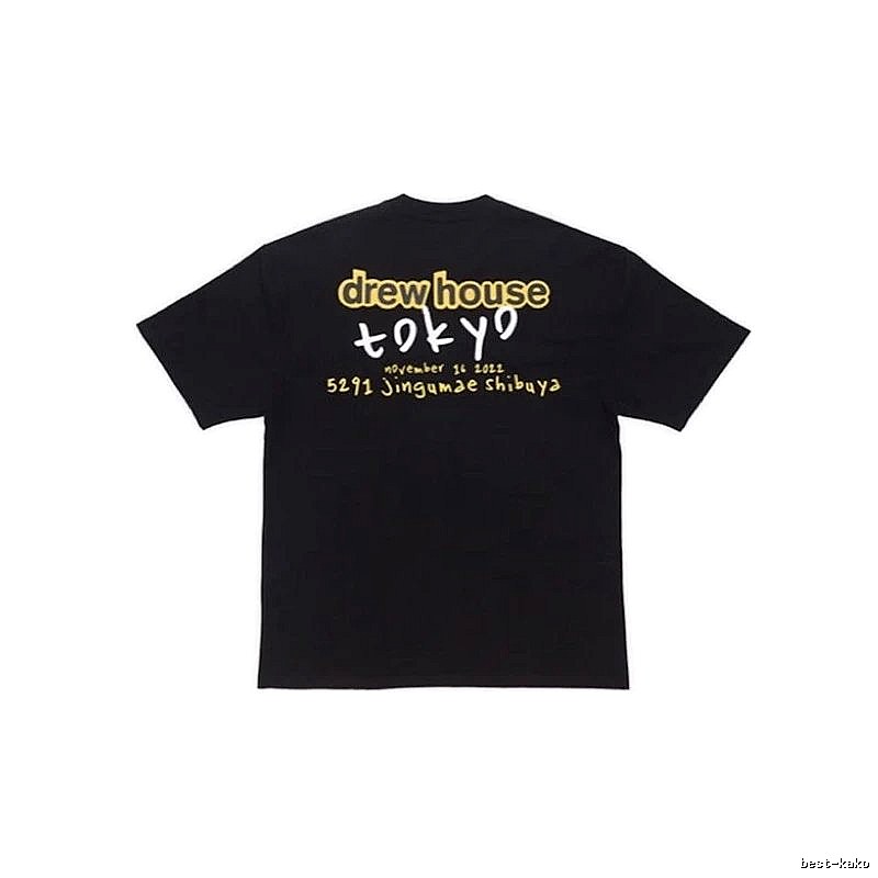 DrewHouse Tokyo Limited Street Style Black T-Shirt