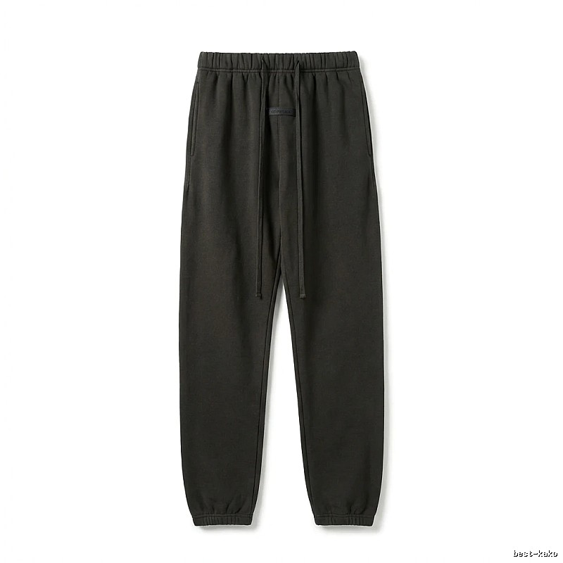 ESSENTIALS Basic Casual Black Pants