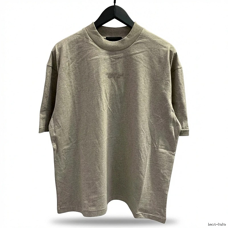 ESSENTIALS Basic Light Gray T-shirt
