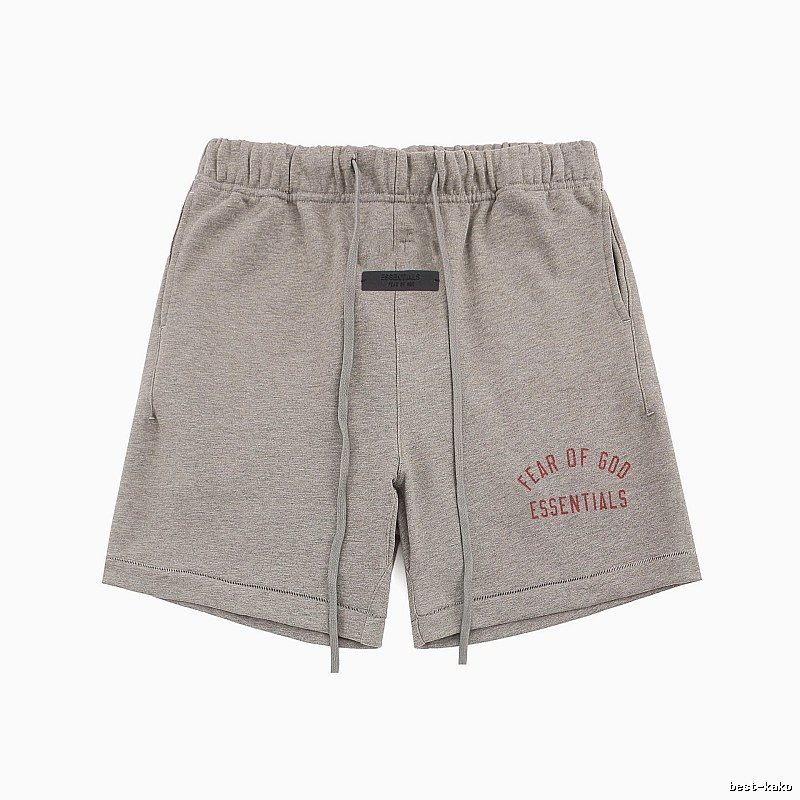 ESSENTIALS casual style grey shorts