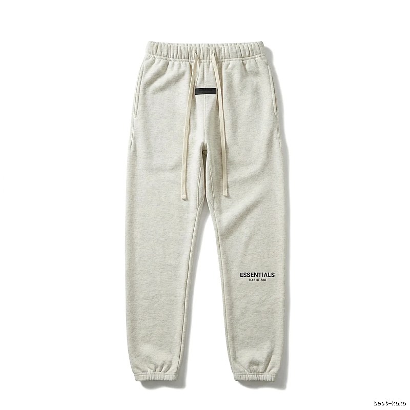 ESSENTIALS minimalist light gray sweatpants