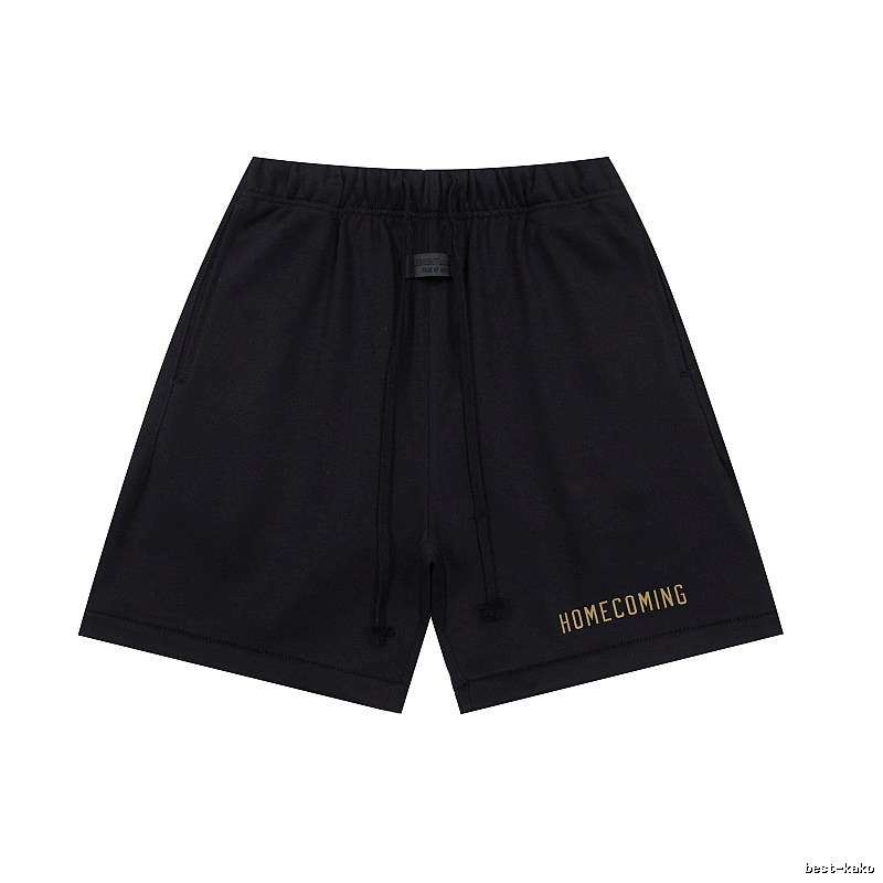 ESSENTIALS minimalist style black shorts
