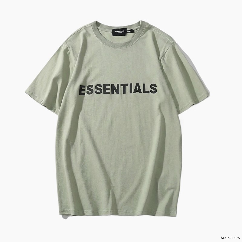 ESSENTIALS minimalist style light green T-shirt