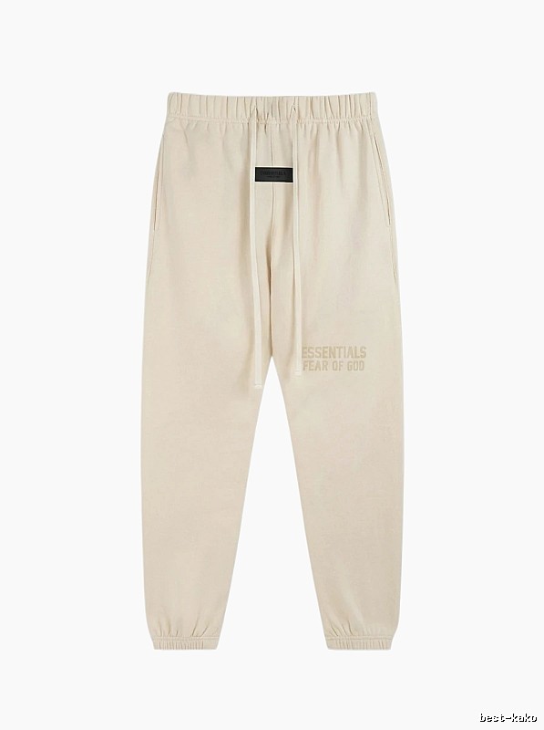 ESSENTIALS minimalist style off-white sweatpants