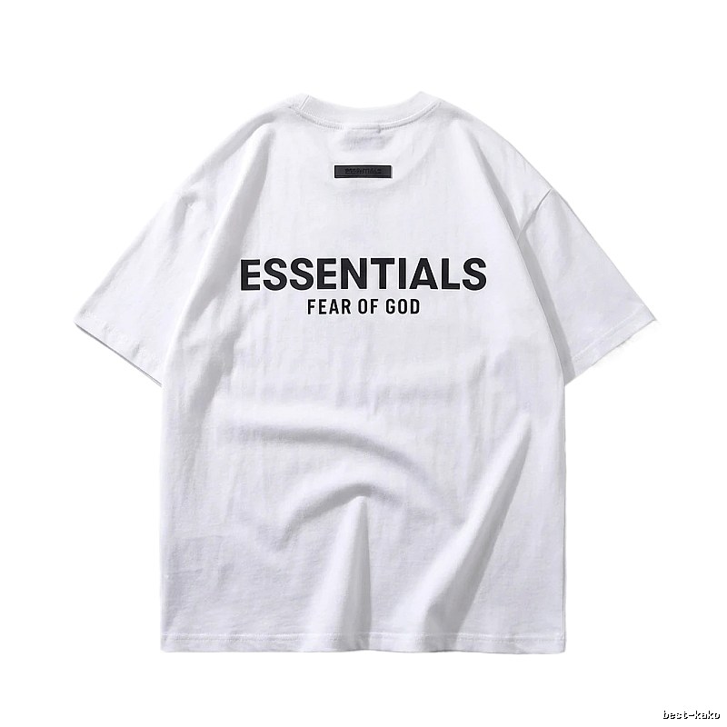 ESSENTIALS minimalist style white T-shirt