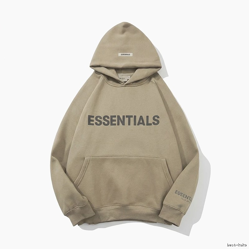 ESSENTIALS Simple Style Khaki Sweatshirt