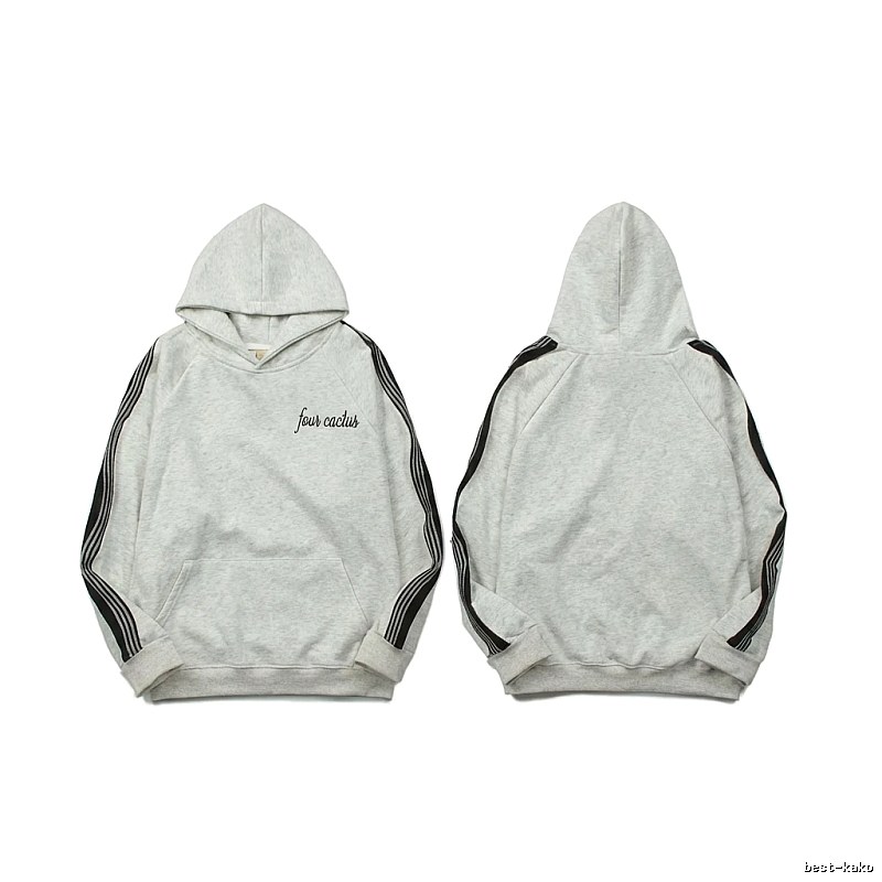 ESSENTIALS Trendy and Simple Style Grey Hoodie