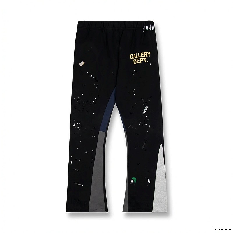 Gallery Dept Graffiti Style Black Trousers