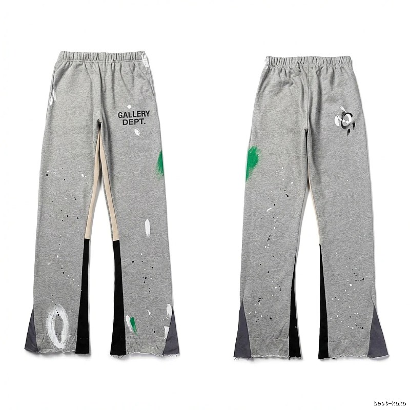 Gallery Dept graffiti-style grey trousers