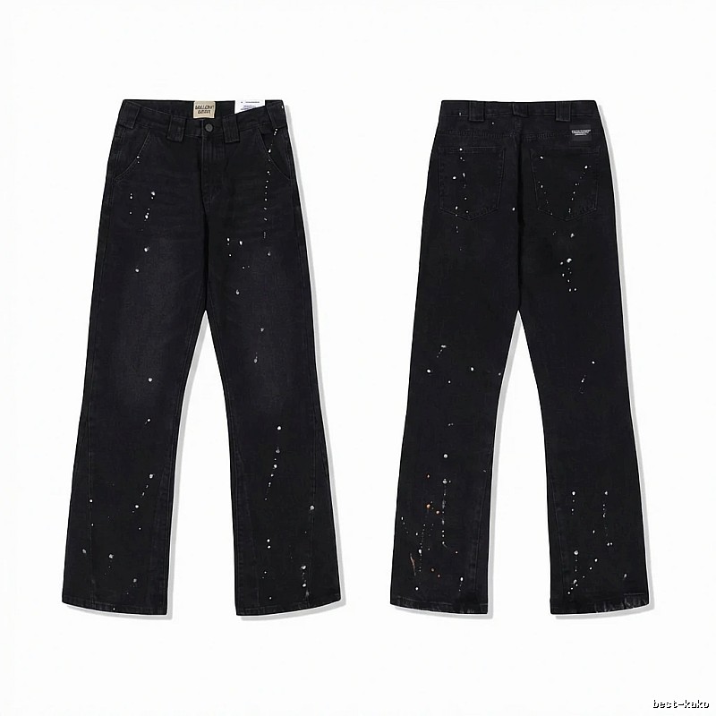 Gallery Dept ink - splashing style black jeans