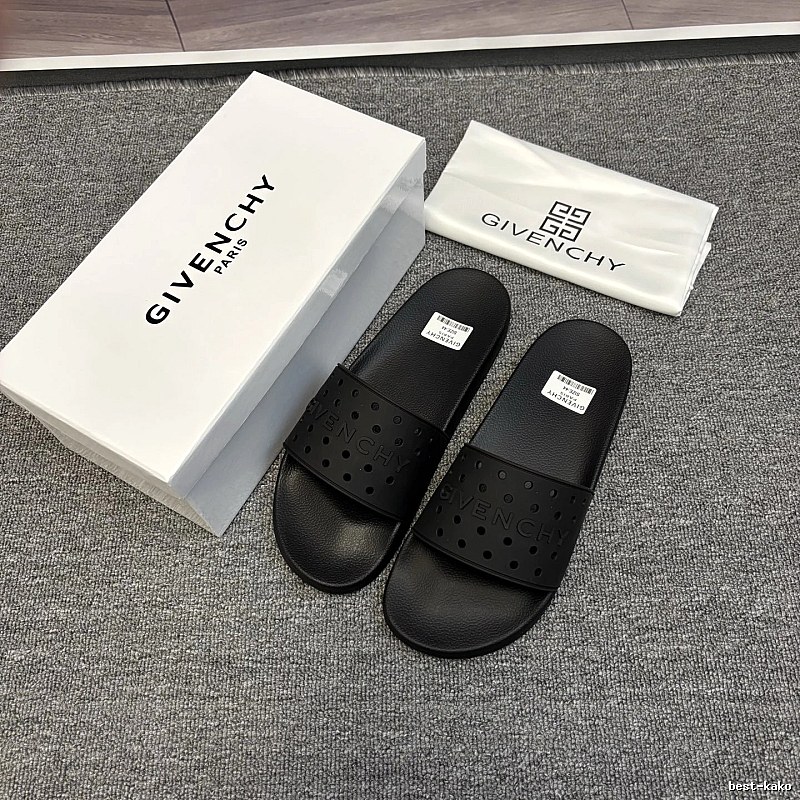 Givenchy Trendy Cut-out Black Slides
