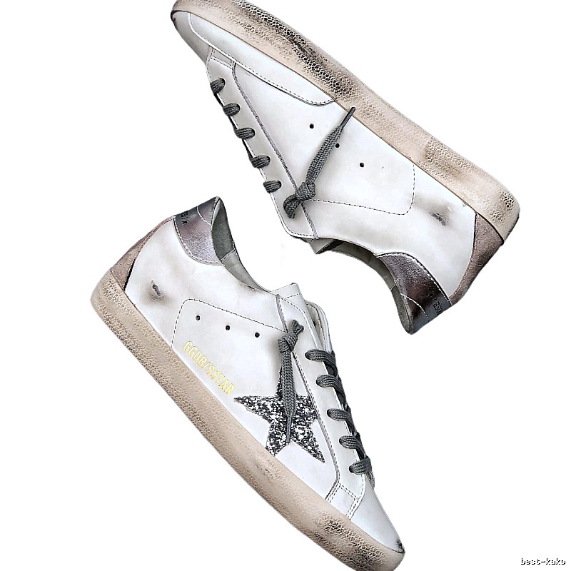 Golden Goose Dirty Star Retro Style White