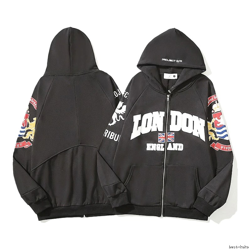 Grailz London-style black hoodie