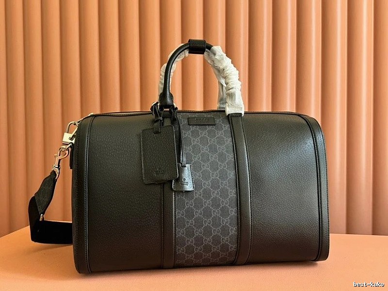 Gucci Duffle bag Olive Gray Barrel Monogram