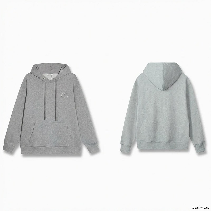 Gucci minimalist style grey hoodie