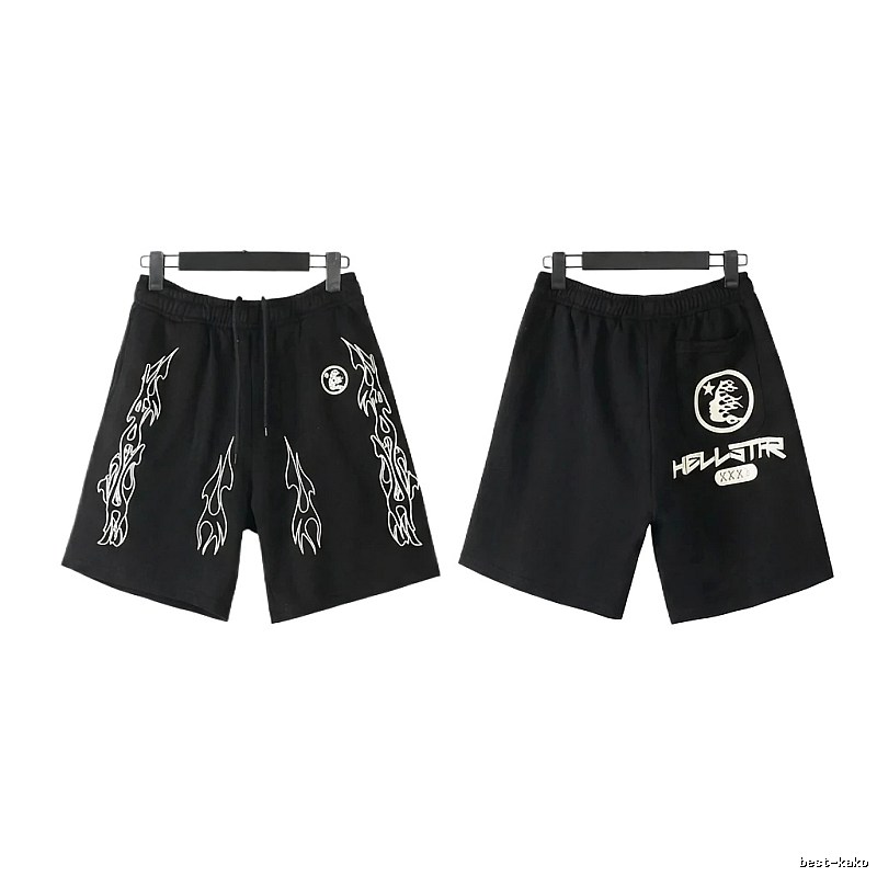 Hellstar dark style printed shorts