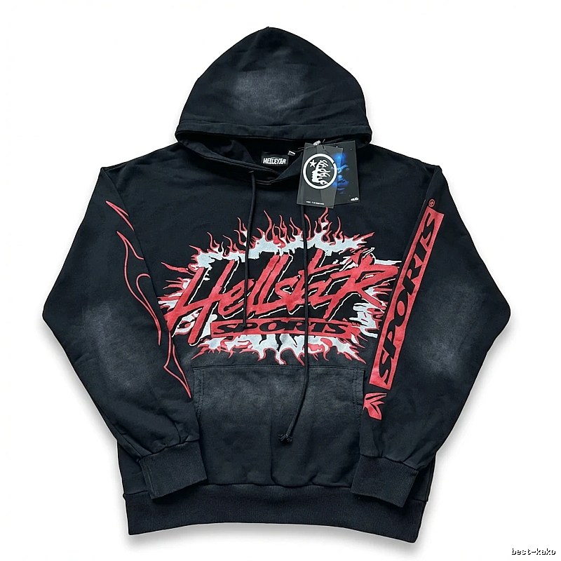 Hellstar sporty black hoodie
