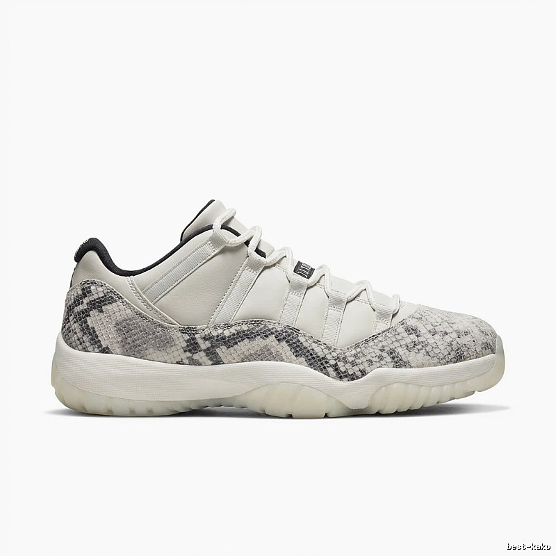 Jordan AJ11 Snake Skin Retro Style Athletic Shoes