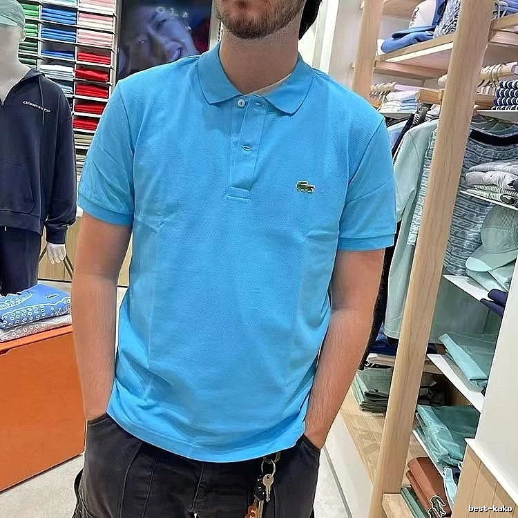Lacoste Blue polo shirt Small Crocodile