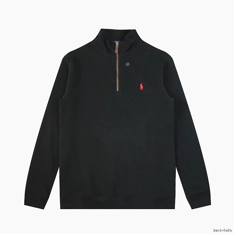 Lacoste Daily Quarter-zip sweatshirt Black Quarter Zip for City Outfits