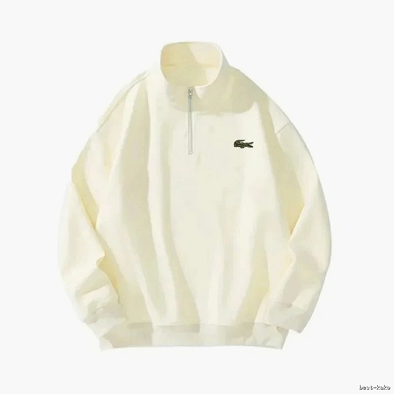 Lacoste Travel Quarter-zip sweatshirt Black Quarter Zip with Modern Look