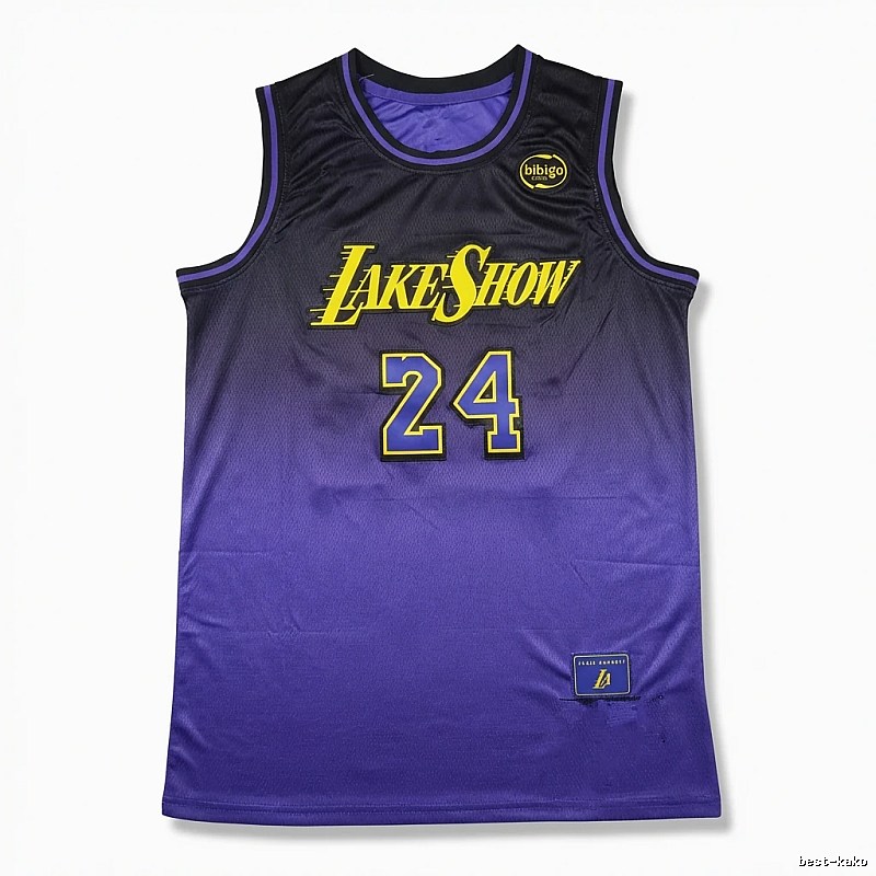 Lakers gradient-style basketball uniforms