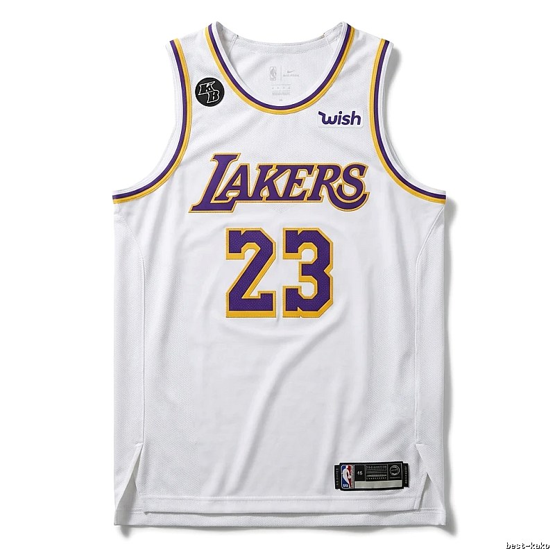 LBJ Lakers retro-style jersey