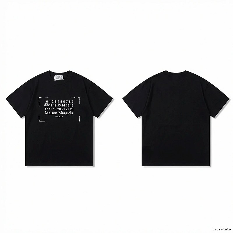 Maison Margiela Digital Style Black T-shirt