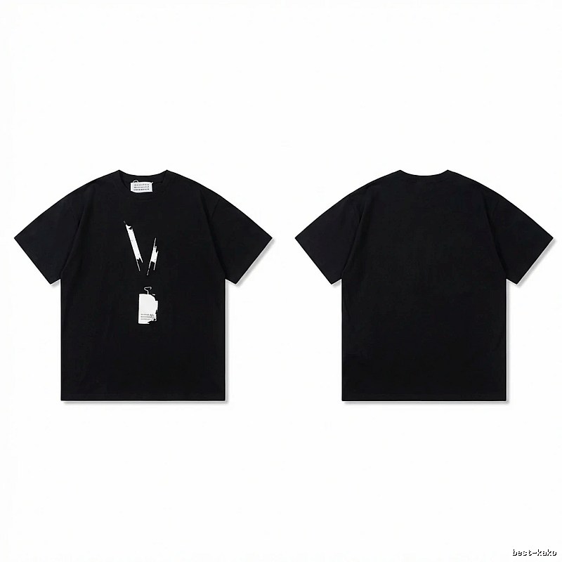 Maison Margiela minimalist black T-shirt
