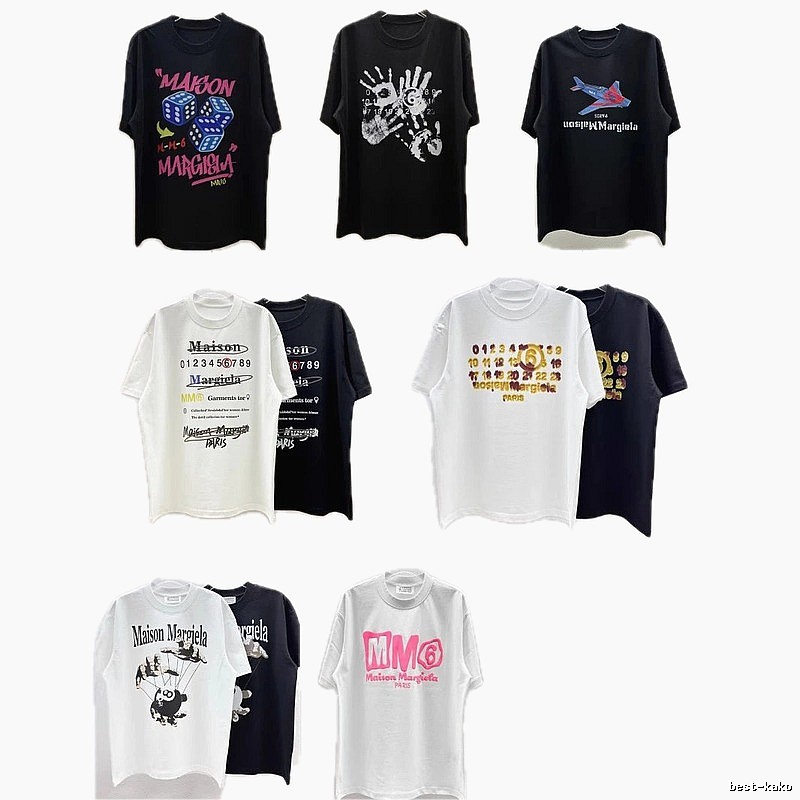 Maison Margiela MM6 Street Style Multi-color T-Shirt