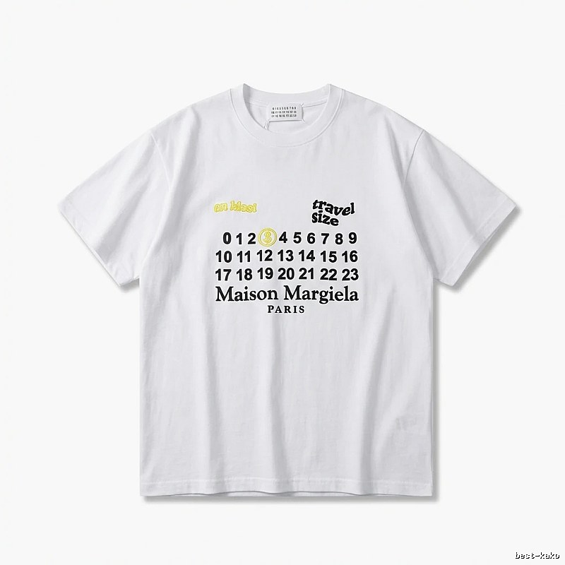 Maison Margiela white T-shirt with digital printing