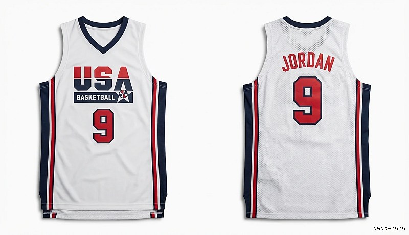 Michael Jordan retro-style white jersey