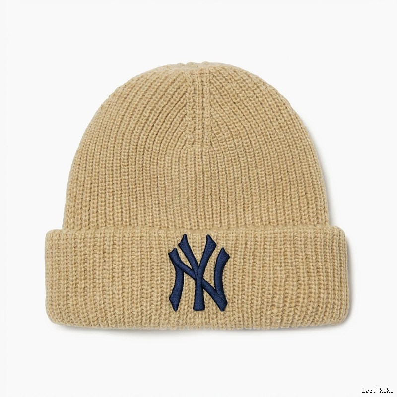 MLB classic beige knitted hat