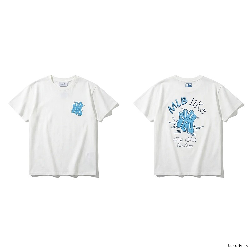 MLB New York Graffiti Style White T-shirt
