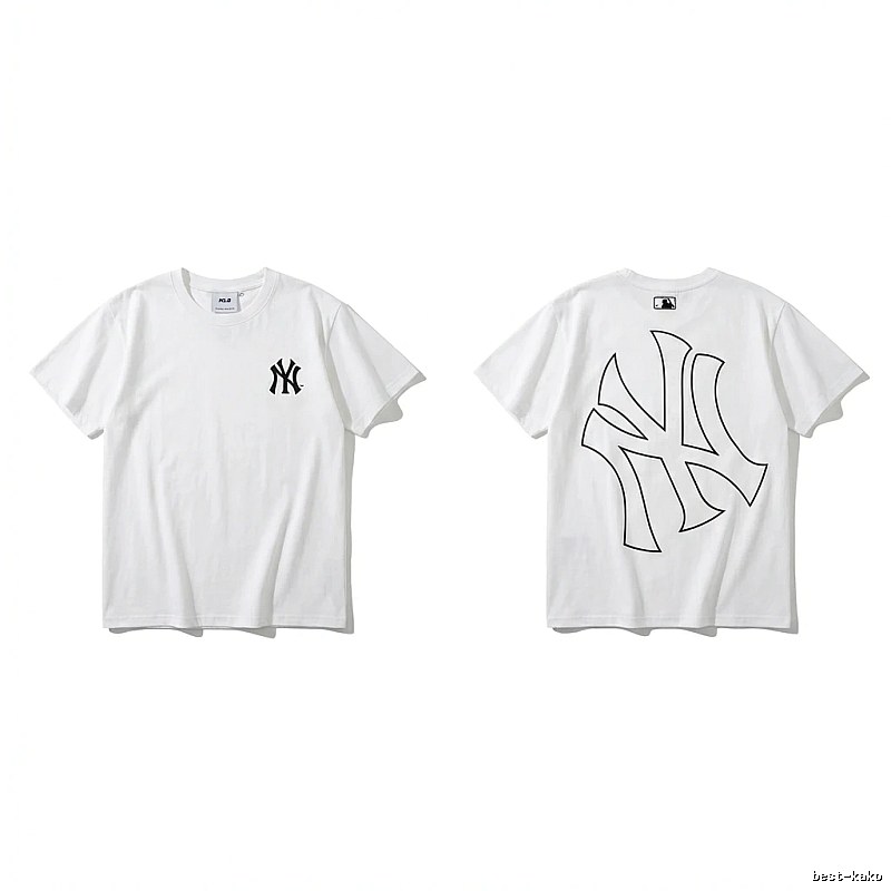 MLB New York Yankees minimalist style white T-shirt