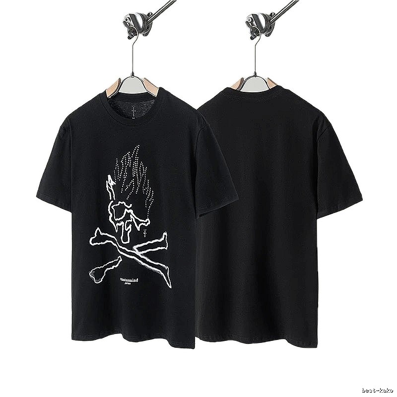 MMJ x Travis Scott Skull Street Style Black T-Shirt