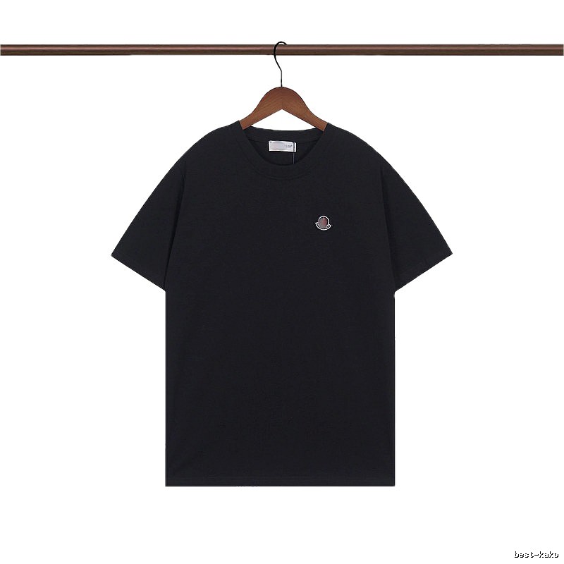 Moncler Classic Minimalist Style Black Short-sleeve T-shirt