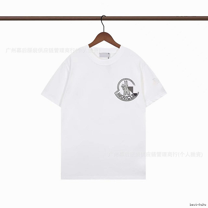 Moncler Logo Casual Style White Short-sleeve T-shirt